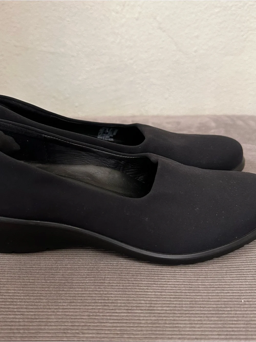 Ecco | Women’s Black Felicia Stretch Slip On Shoes | US Size 7 EU 37